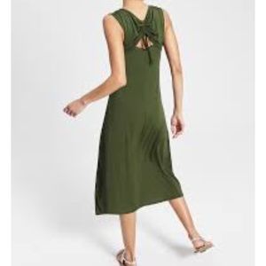 Gap Open Back Jersey Midi Dress